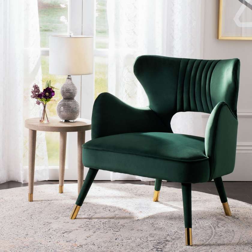 Safavieh Blair Wingback Accent Chair | Accent Chairs | Modishstore - 14