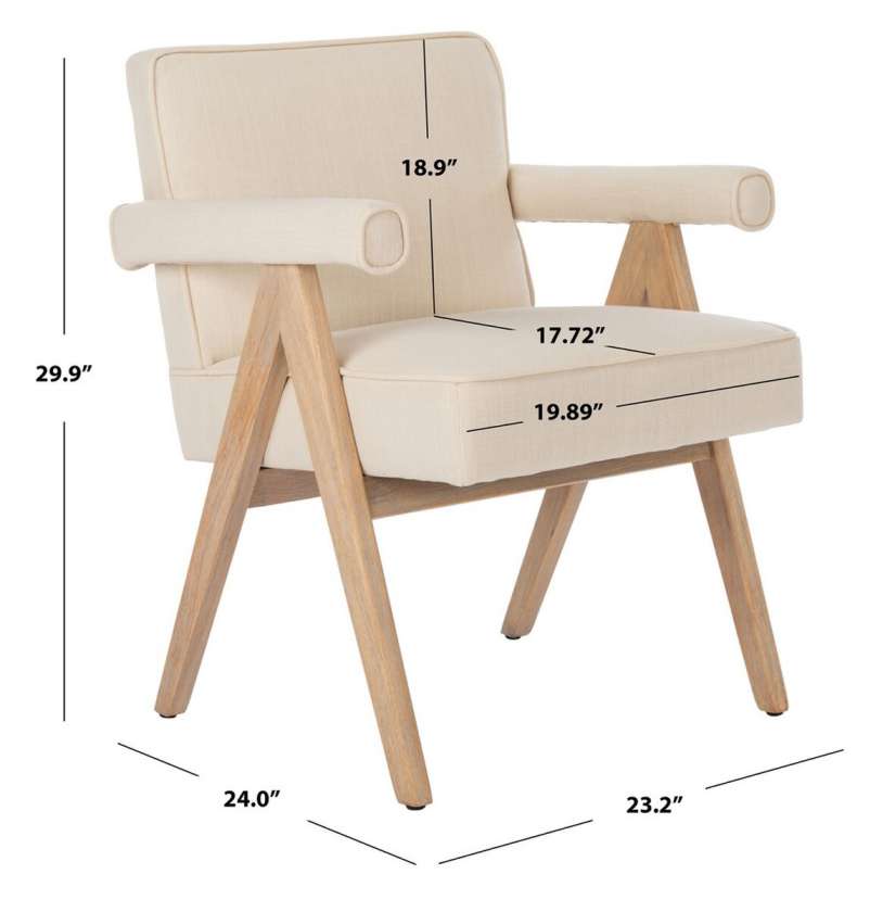 Safavieh Suri Mid Century Arm Chair | Armchairs | Modishstore - 15