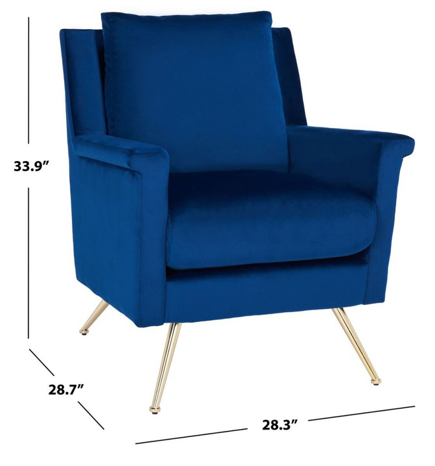 Safavieh Cerise Mid Century Arm Chair | Armchairs | Modishstore - 4