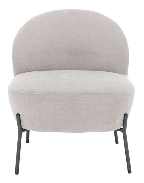 Safavieh Brax Petite Slipper Chair - Light Gray – Modish Store