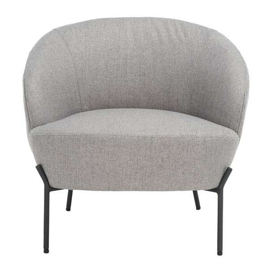 Safavieh Emmi Upholstered Accent Chair - Gray | Accent Chairs | Modishstore