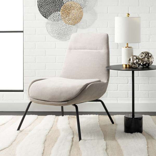 Safavieh Bridger Accent Chair - Light Gray | Accent Chairs | Modishstore