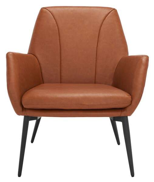 Safavieh Auggie Arm Chair - Cognac | Armchairs | Modishstore - 2
