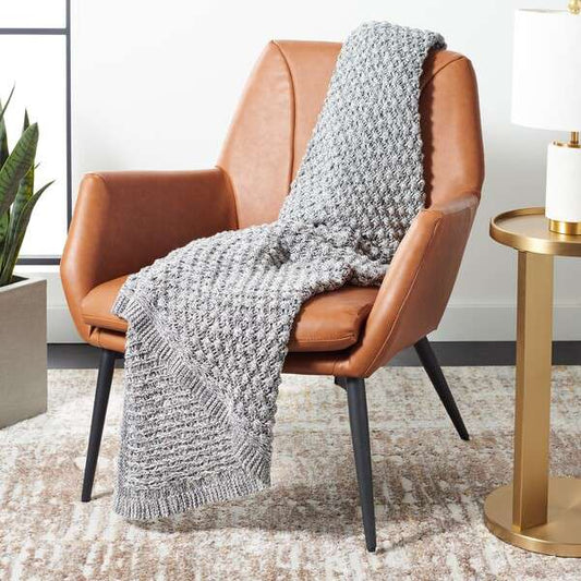 Safavieh Auggie Arm Chair - Cognac | Armchairs | Modishstore