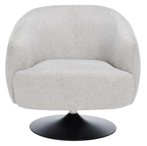 Safavieh Ezro Upholstered Accent Chair - Light Gray | Accent Chairs | Modishstore - 2