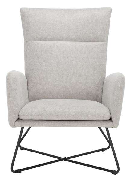 Safavieh Coleman Arm Chair - Light Gray | Armchairs | Modishstore - 3