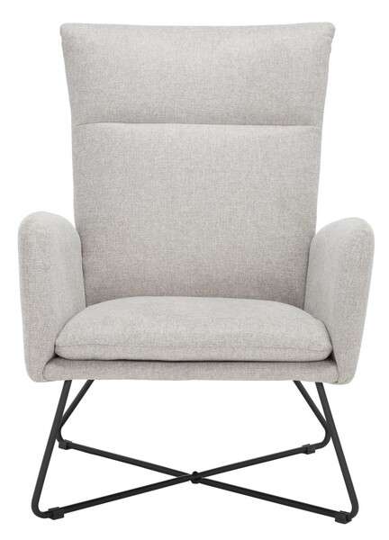 Safavieh Coleman Arm Chair - Light Gray | Armchairs | Modishstore - 3