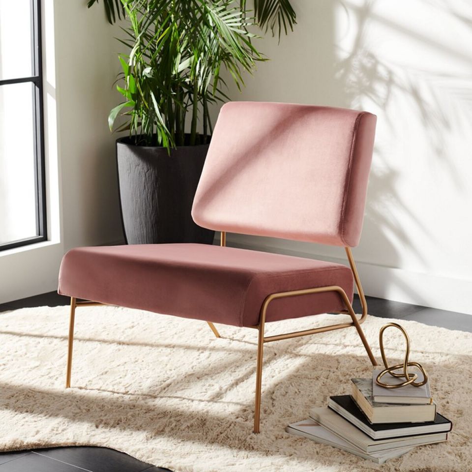 Safavieh Romilly Velvet Accent Chair | Accent Chairs | Modishstore - 6