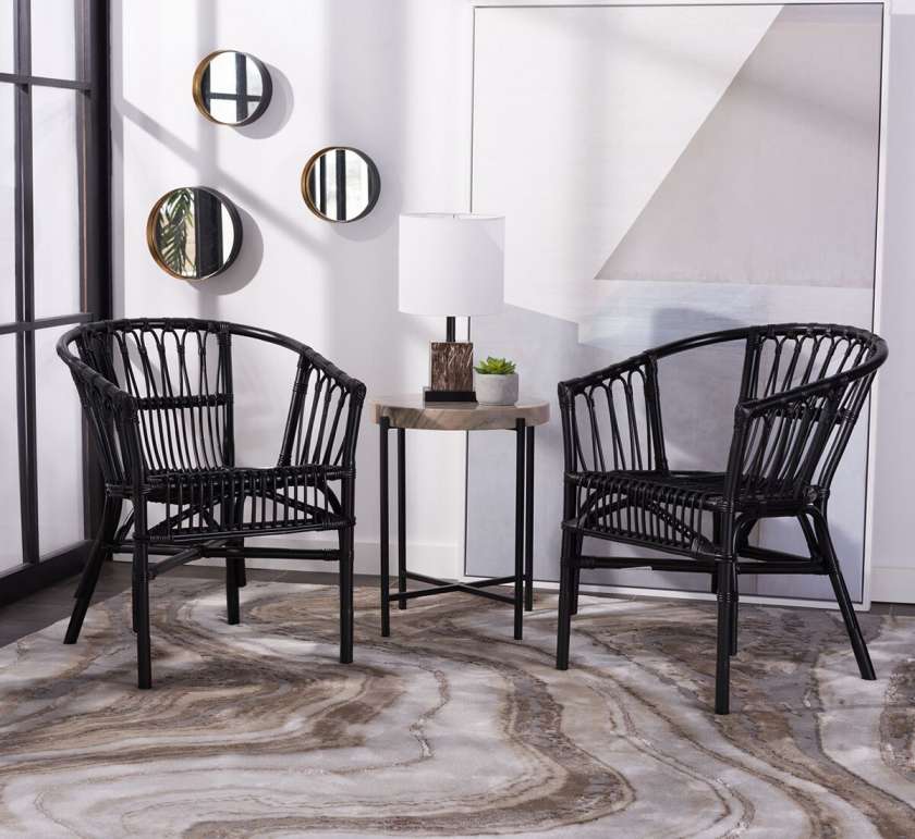 Safavieh Adriana Rattan Accent Chair | Accent Chairs | Modishstore - 2