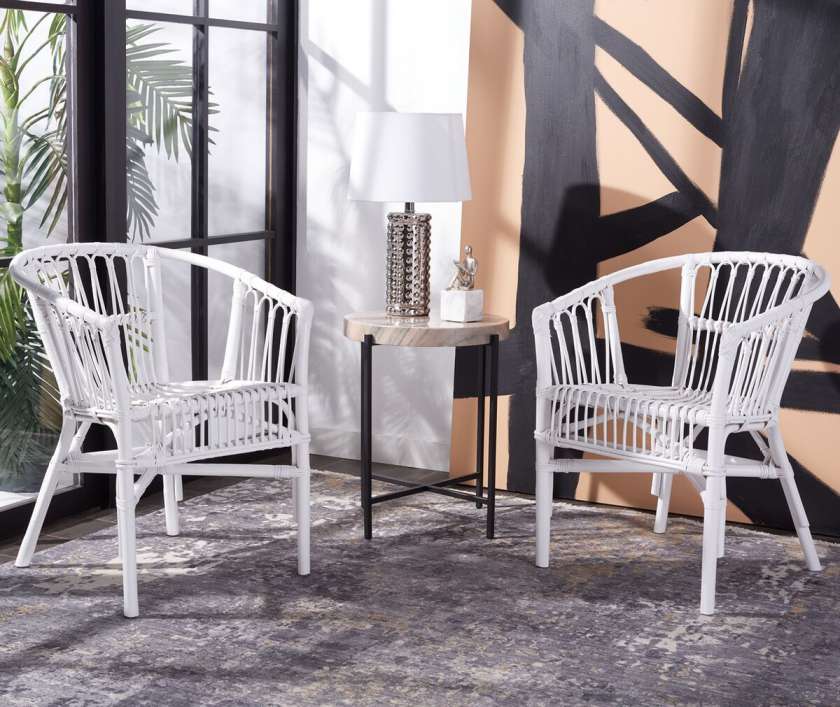 Safavieh Adriana Rattan Accent Chair | Accent Chairs | Modishstore - 6