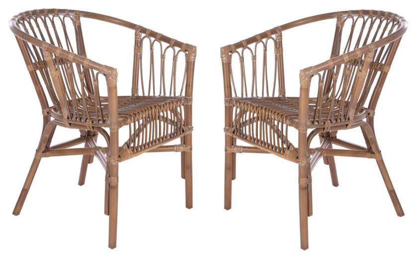 Safavieh Adriana Rattan Accent Chair | Accent Chairs | Modishstore - 15