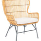 Safavieh Lenu Rattan Accent Chair W/ Cushion | Accent Chairs |  Modishstore  - 7