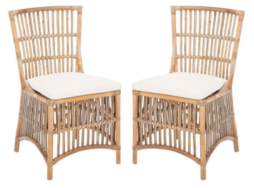 Safavieh Erika Rattan Accent Chair W/ Cushion | Accent Chairs | Modishstore - 3