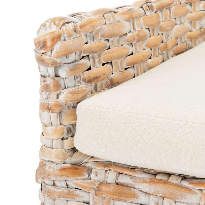 Safavieh Cristen Rattan Accent Chair W/ Cushion | Accent Chairs | Modishstore - 4
