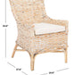 Safavieh Cristen Rattan Accent Chair W/ Cushion | Accent Chairs |  Modishstore  - 3