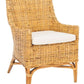 Safavieh Cristen Rattan Accent Chair W/ Cushion | Accent Chairs | Modishstore - 7