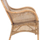 Safavieh Charlie Rattan Accent Chair W/ Cushion - Dark Natural | Accent Chairs | Modishstore - 3