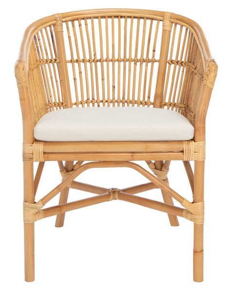 Safavieh Olivia Rattan Accent Chair W/ Cushion | Accent Chairs | Modishstore - 1