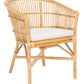 Safavieh Olivia Rattan Accent Chair W/ Cushion | Accent Chairs | Modishstore - 3
