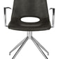 Safavieh Dawn Midcentury Modern Leather Swivel Office Arm Chair | Office Chairs |  Modishstore 