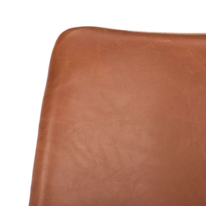Safavieh Dawn Midcentury Modern Leather Swivel Office Arm Chair | Office Chairs | Modishstore - 6