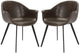 Safavieh Dublin Midcentury Modern Leather Dining Tub Chair | Accent Chairs |  Modishstore 