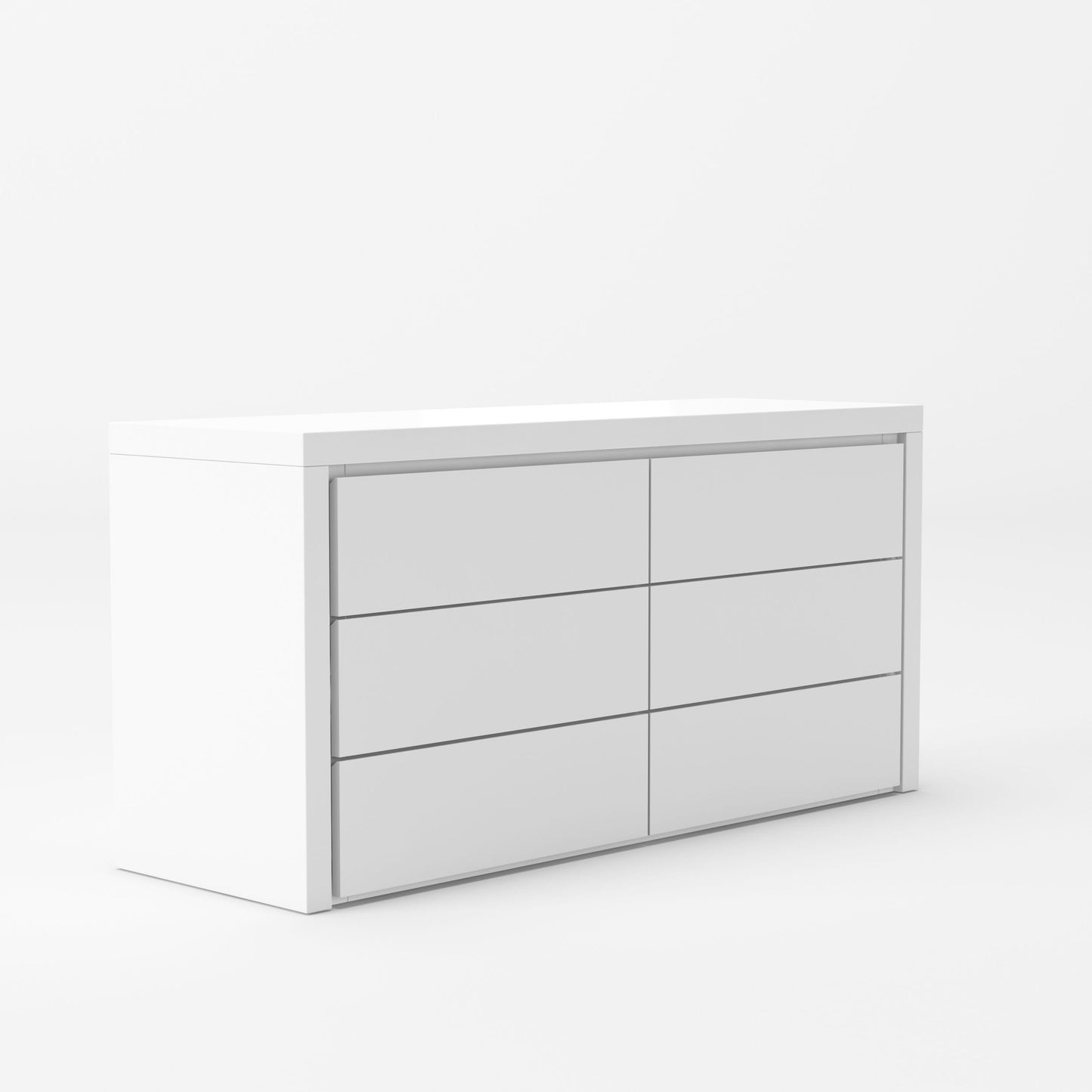 Modrest Adan - Modern White Dresser | Modishstore | Dressers-2
