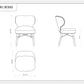 Manhattan Comfort Strine Royal Blue Velvet Dining Chair (Set of 2) | Dining Chairs | Modishstore - 7