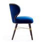 Manhattan Comfort Strine Royal Blue Velvet Dining Chair (Set of 2) | Dining Chairs | Modishstore - 4