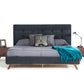 Modrest Addison Mid-Century Modern Grey & Walnut Bedroom Set | Bedroom Sets | Modishstore - 3