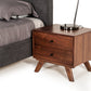 Vig Furniture Modrest Addison Mid-Century Modern Walnut Nightstand | Modishstore | Nightstands
