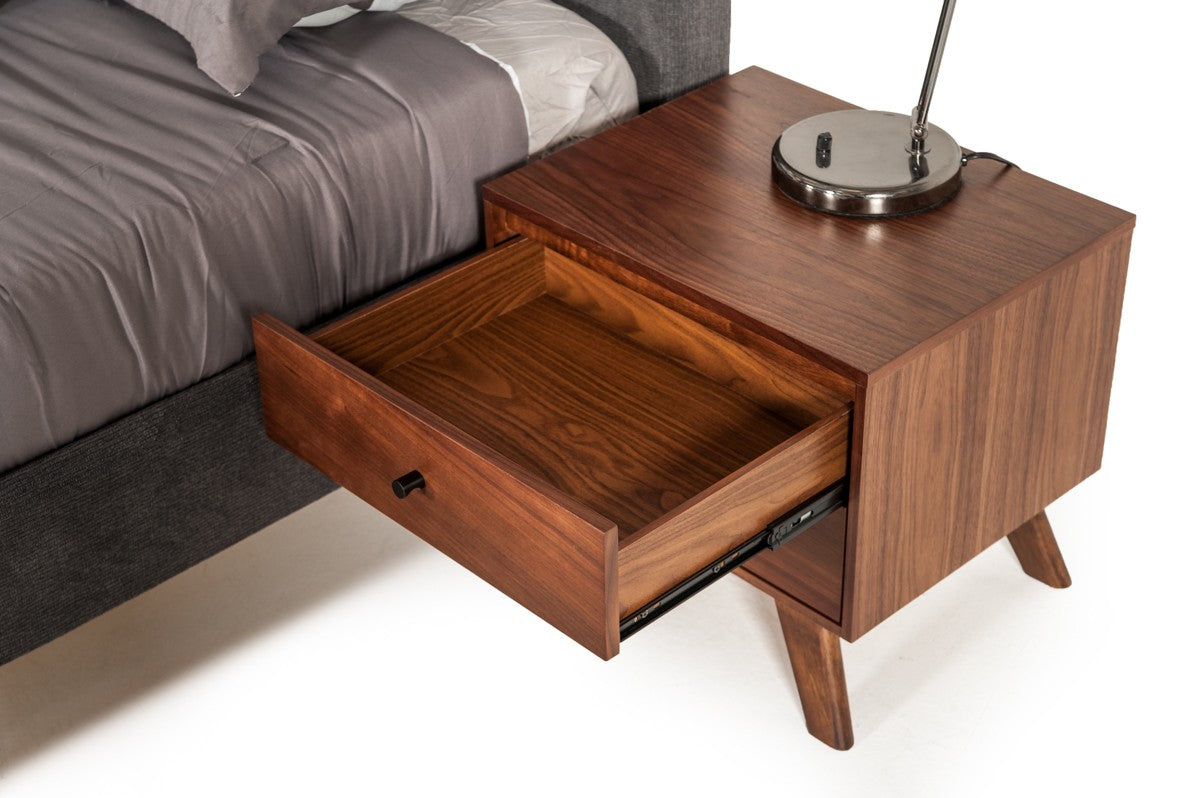 Vig Furniture Modrest Addison Mid-Century Modern Walnut Nightstand | Modishstore | Nightstands-6