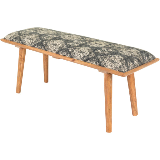 Surya Upholstered Bench - AEG-002 | Stools & Benches | Modishstore-3
