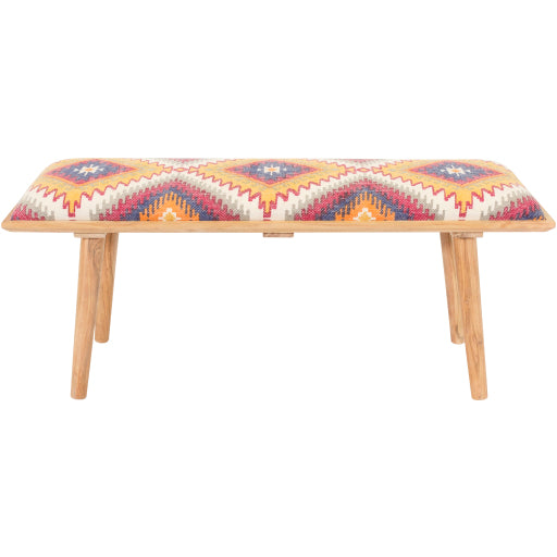 Surya Upholstered Bench - AEG-001 | Stools & Benches | Modishstore-4