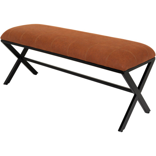 Surya Upholstered Bench - AHL-001 | Stools & Benches | Modishstore-2