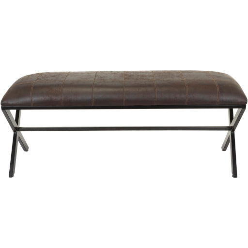 Surya Upholstered Bench - AHL-003 | Stools & Benches | Modishstore-3