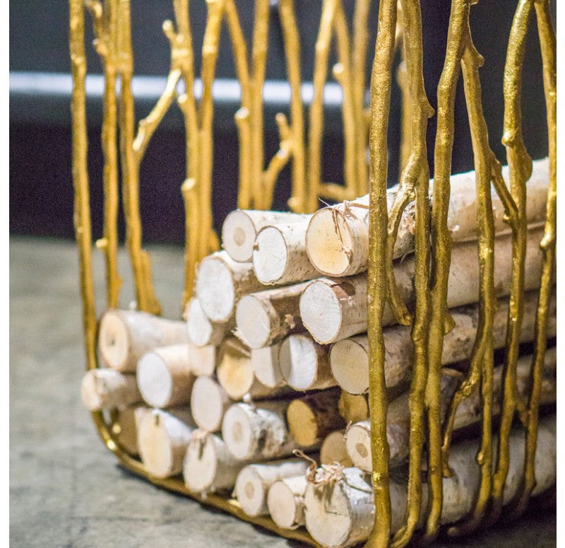 Gold Leaf Design Group Twig Benches | Benches | Modishstore - 5