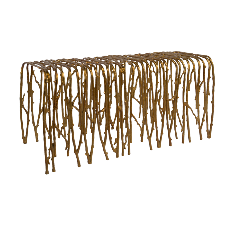 Gold Leaf Design Group Twig Benches | Benches | Modishstore - 3