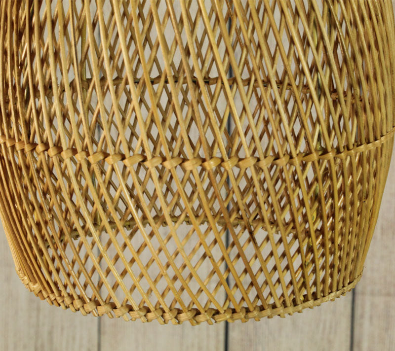 Rattan Apollo Urn Shaped Pendant Lamp By Artisan Living-3