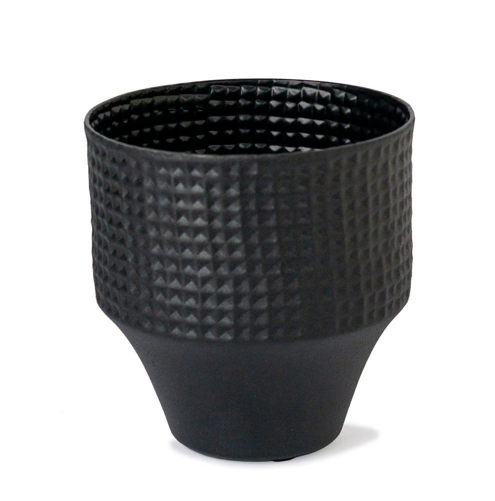Nama Planter Set of 2 Gold Leaf Design Group | Planters, Troughs & Cachepots | Modishstore - 5