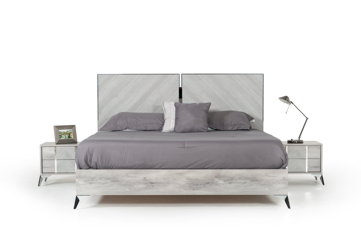 Nova Domus Alexa Italian Modern Grey Bedroom Set-4