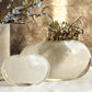Tozai Home S/2 Crackled Crystal Ellipse Vase