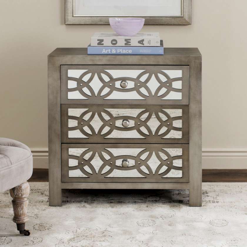Safavieh Tasha 3 Drawer Chest | Drawers | Modishstore - 2