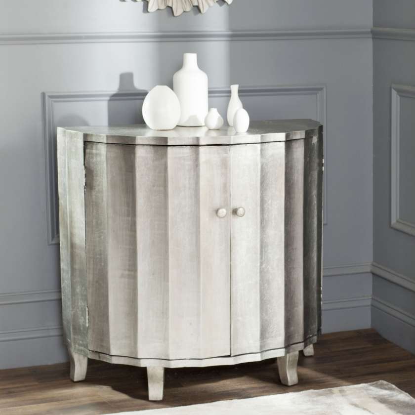 Safavieh Rutherford Demilune Cabinet | Cabinets | Modishstore - 2