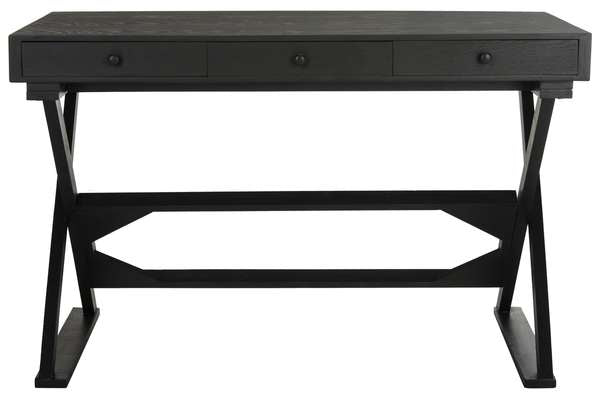 Safavieh Gilbert Desk - Weathered Black | Desks | Modishstore - 2