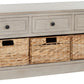 Safavieh Damien 3 Drawer Storage Bench | Stools & Benches |  Modishstore  - 10