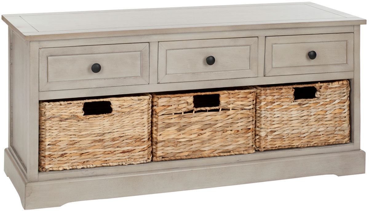 Safavieh Damien 3 Drawer Storage Bench | Benches | Modishstore - 10