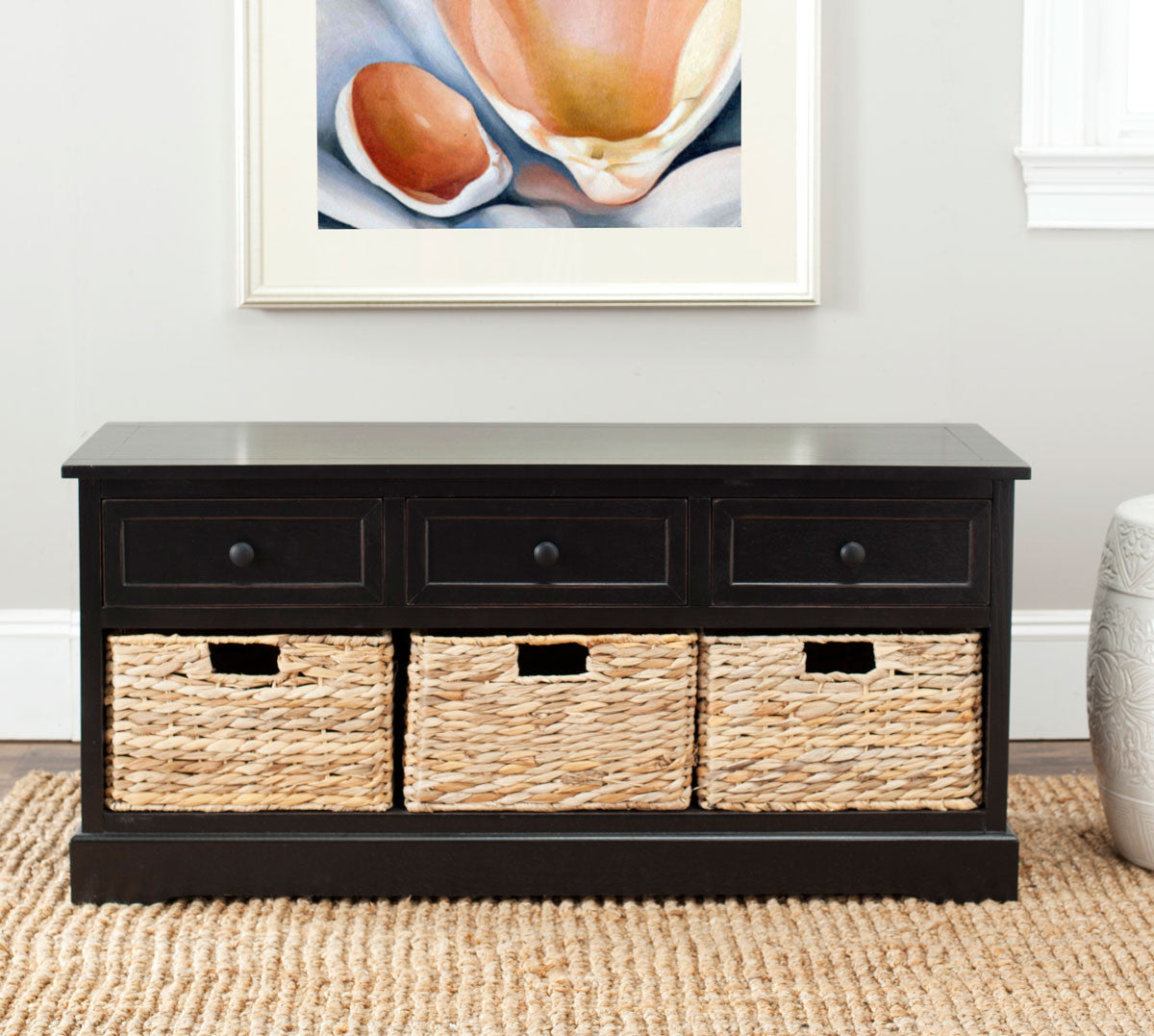 Safavieh Damien 3 Drawer Storage Bench | Benches | Modishstore - 13