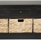 Safavieh Damien 3 Drawer Storage Bench | Stools & Benches |  Modishstore  - 3
