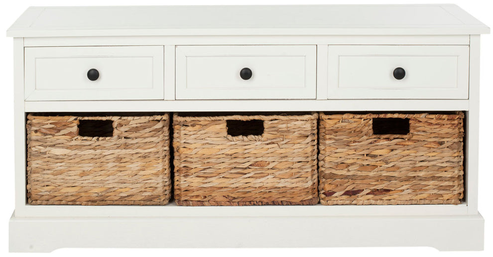 Safavieh Damien 3 Drawer Storage Bench | Benches | Modishstore - 16